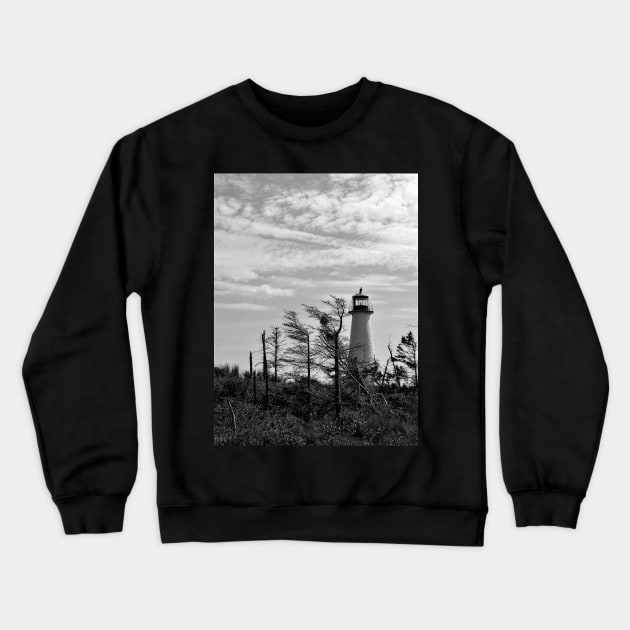 Point Prim Lighthouse , PEI Crewneck Sweatshirt by rconyard